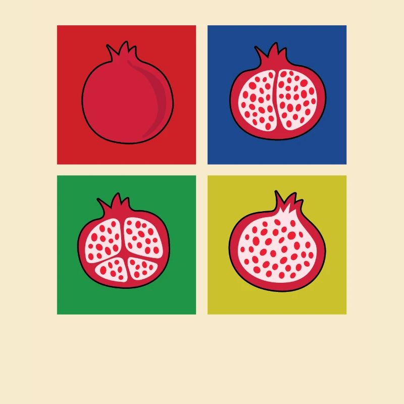 Granatapfel Geschenk