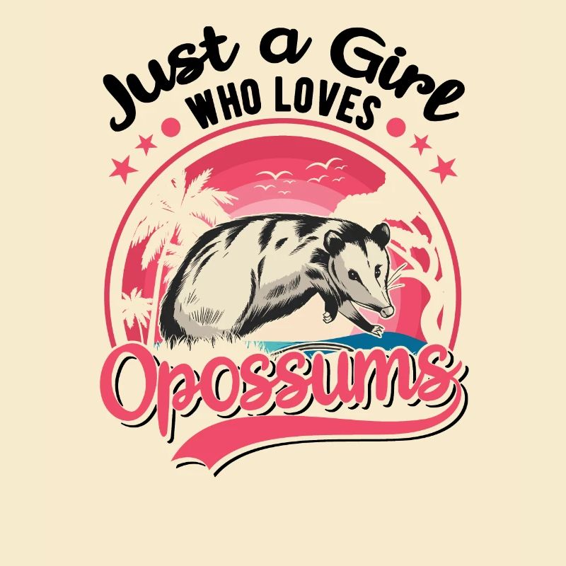 Opossum Mädchen Possum Beutelratte