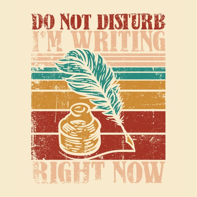 Writer Author Writing Book