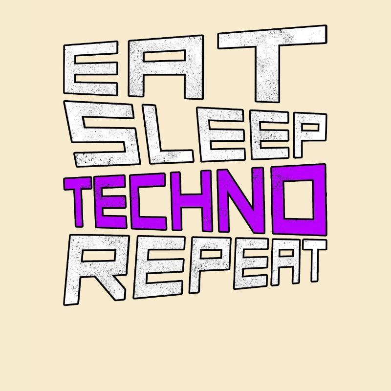 manger du sommeil techno répéter