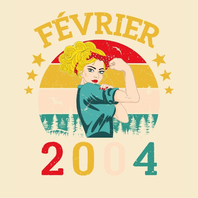 Février 2004 anniversaire idée cadeau vintage 2004
