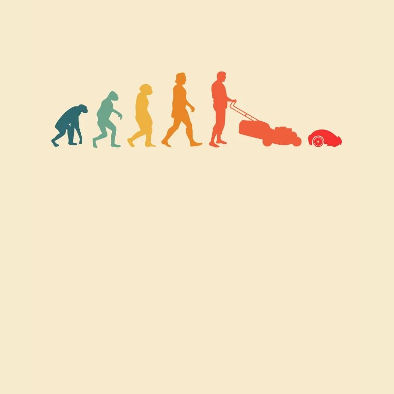 Mähroboter Evolution Retro Rasenroboter