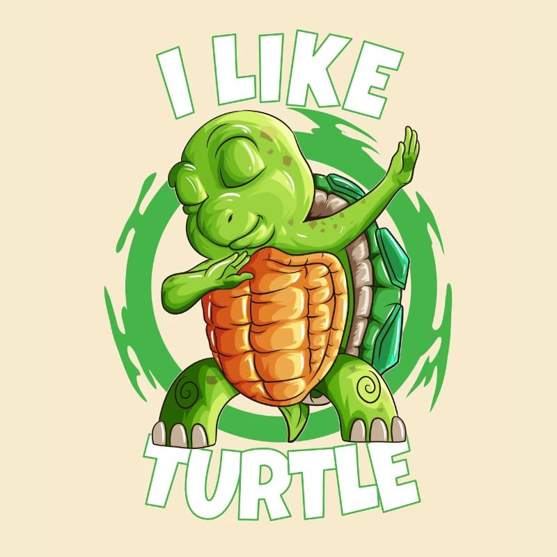 Water Lover Turtle Dabbing Fun Shirt