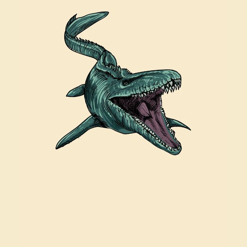 Mosasaurus I Marine Repiel Cretaceous Fossils