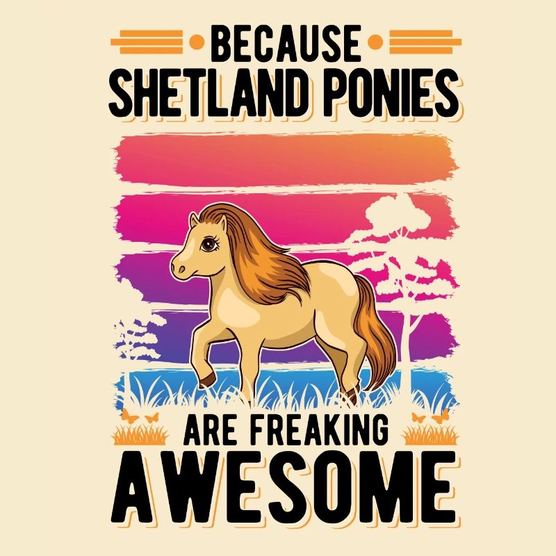 Parce que les poneys Shetland sont impressionnants