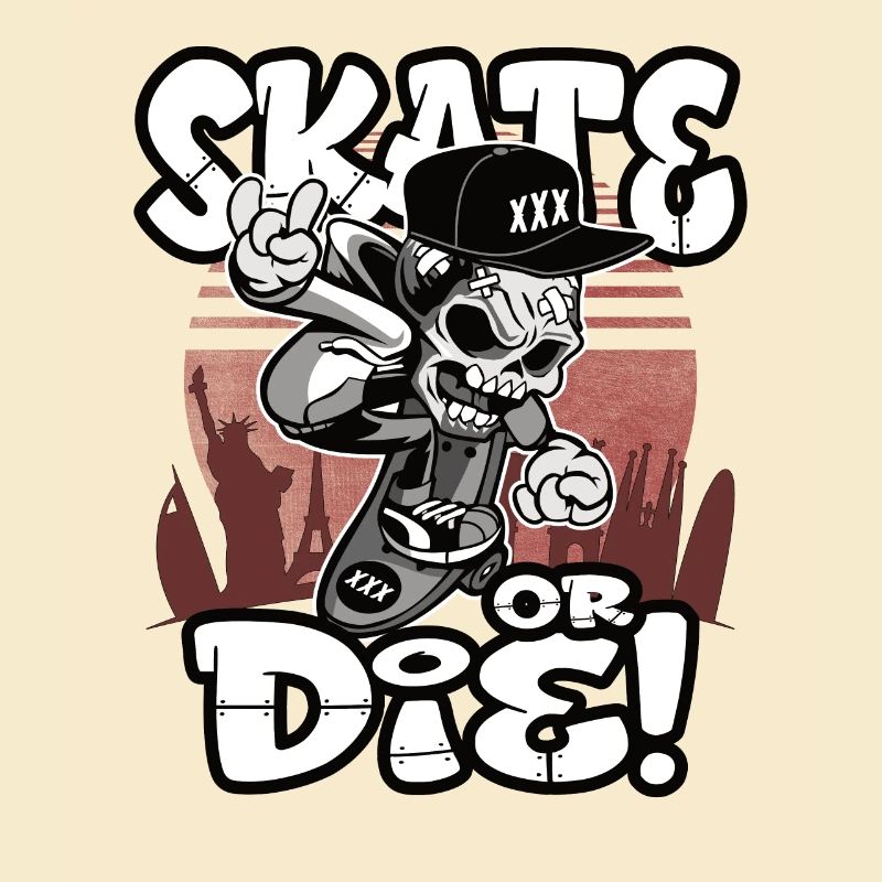 Skate or the skateboard ride gift