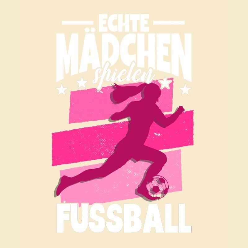 Fußball Echte Mädchen spielen Fußball