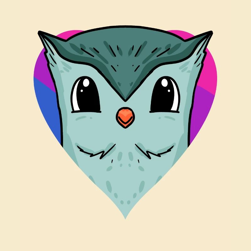 Bisexuell Eule Geschenk