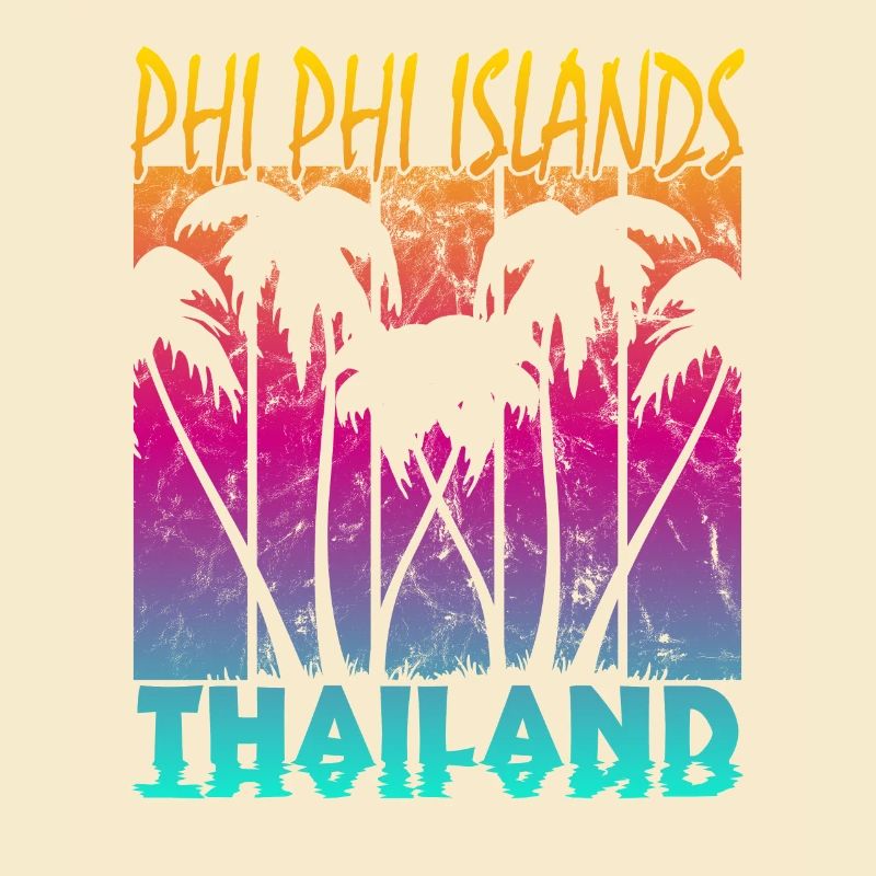 Vintage Phi Phi Islands Thailand
