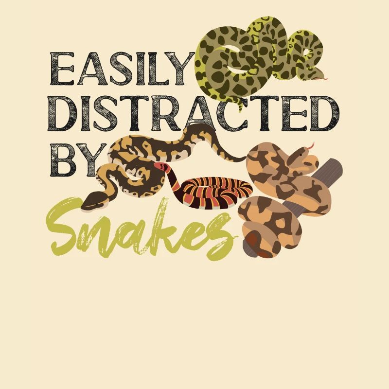 Snake Serpent Easily Distracted By