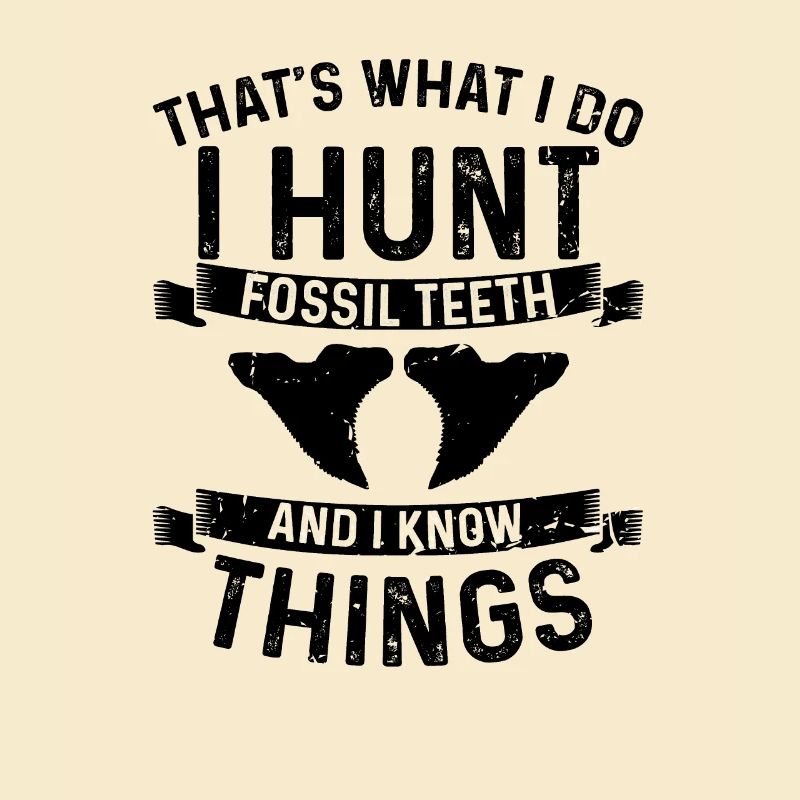 Paläontologe Designs Fossil Hunter Student