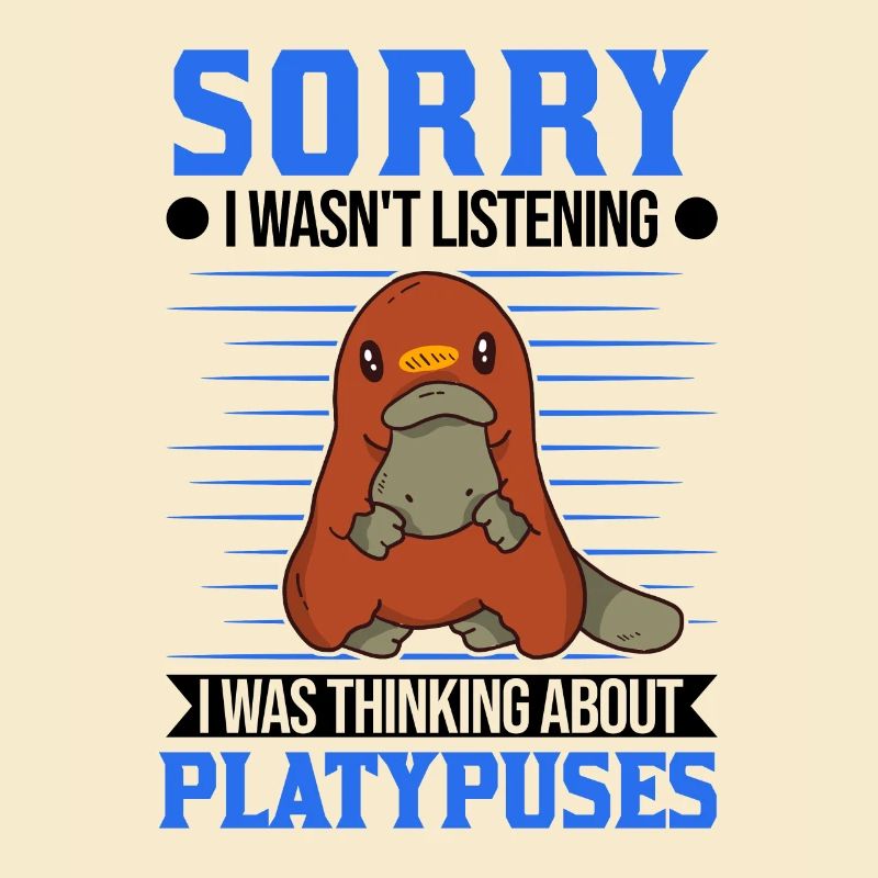 Schnabeltier Geschenkidee Platypus