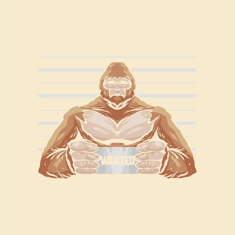 Cryptozoology Bigfoot Sasquatch Mugshot