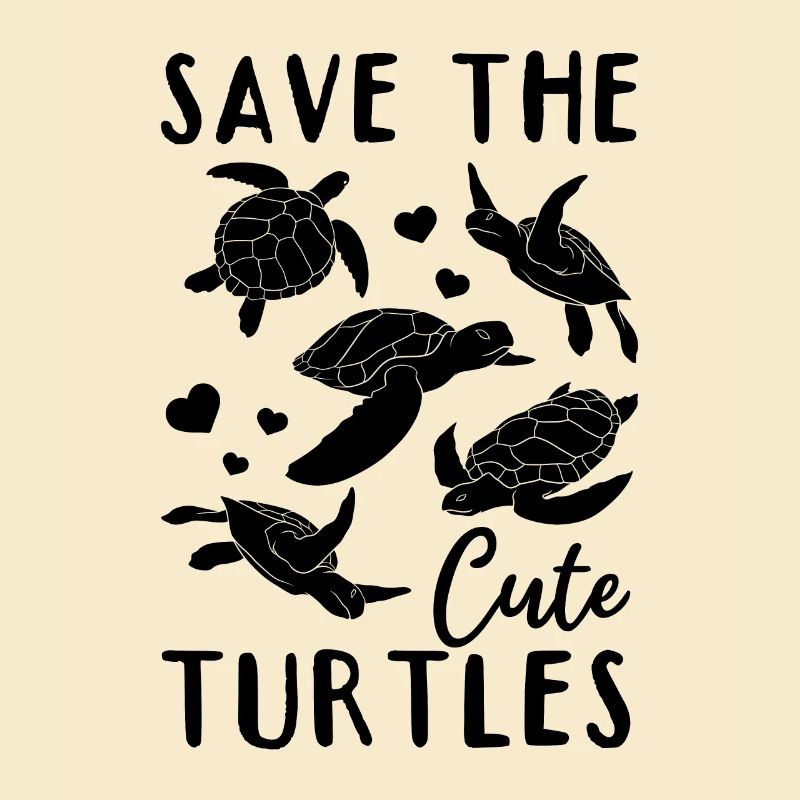 Save The Cute Turtles Sea Turtle Lovers