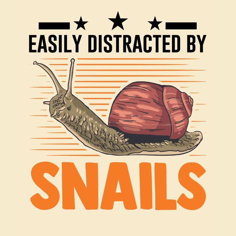 Easily distracted by Snails Schnecke