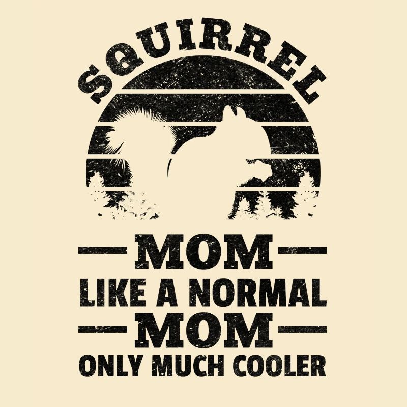 Maman écureuil comme une mère normale Seulement beaucoup