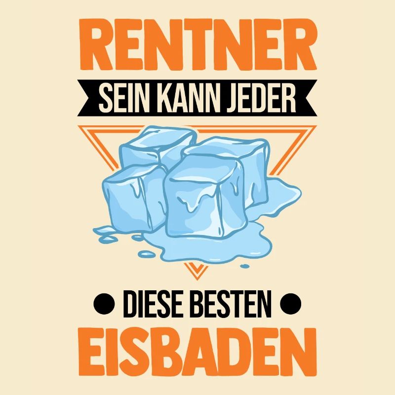 Eisbad Rentner Eisbaden Opa Eisschwimmer