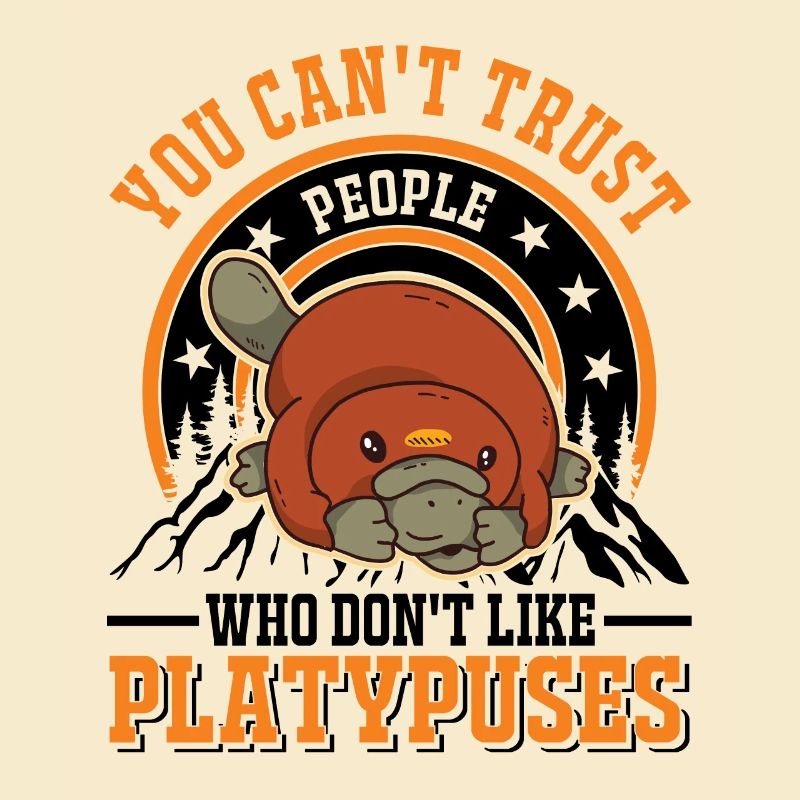 Schnabeltier Geschenk Platypus