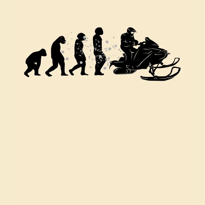 Snowmobile driver Snowmobile Evolution