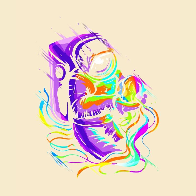 Astronaut Space Funny Spaceman Moon