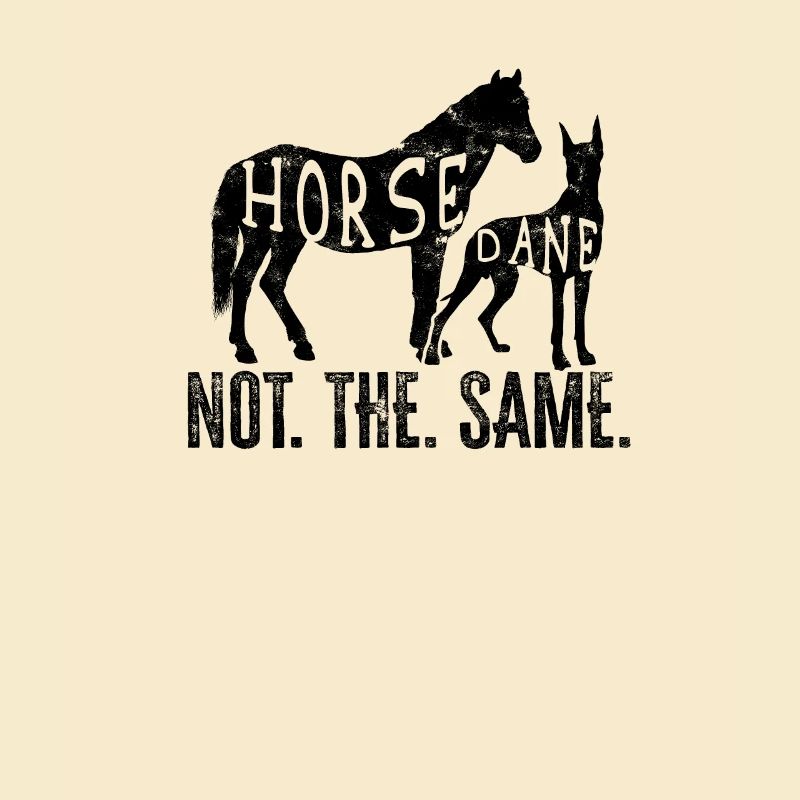 Horse Dane not the same - great dane lover