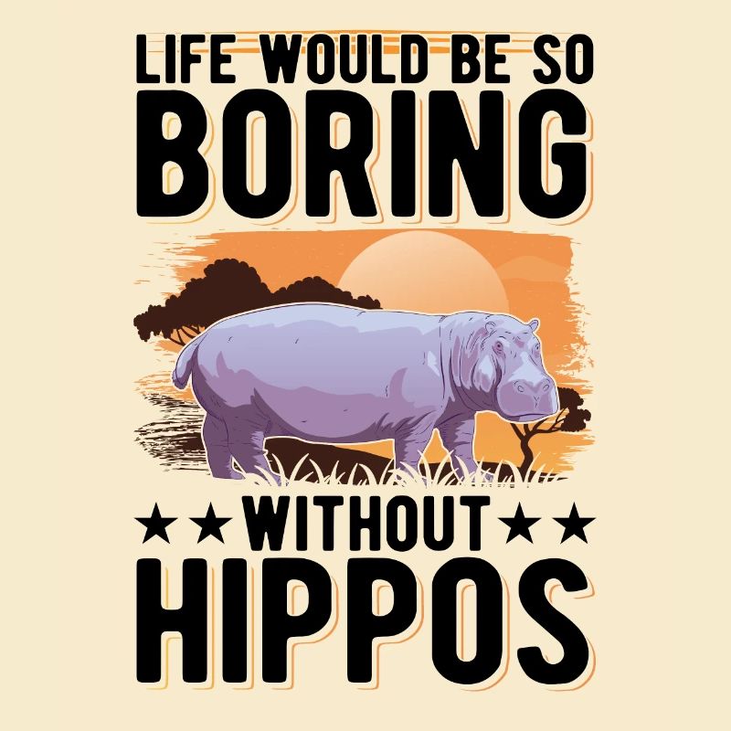 Nilpferd Geschenk Hippo Flusspferd