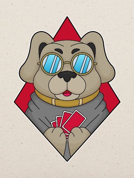Hund Poker Pokerkarten