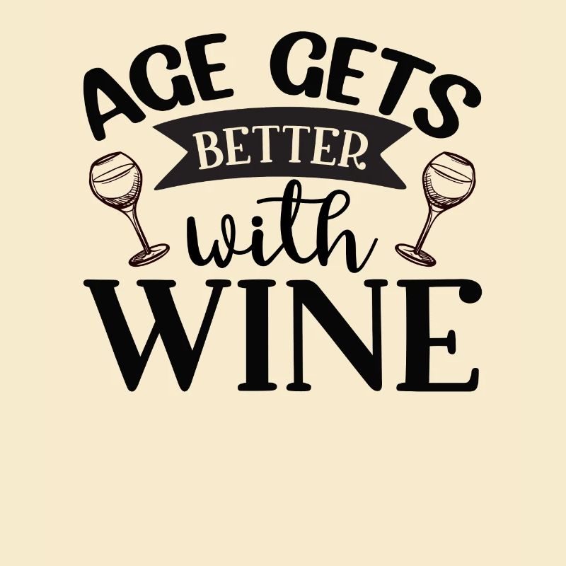 Das Alter wird besser mit Wein
