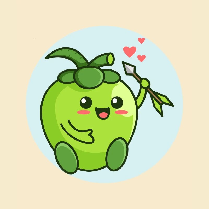 Süßer Bio-Apfel