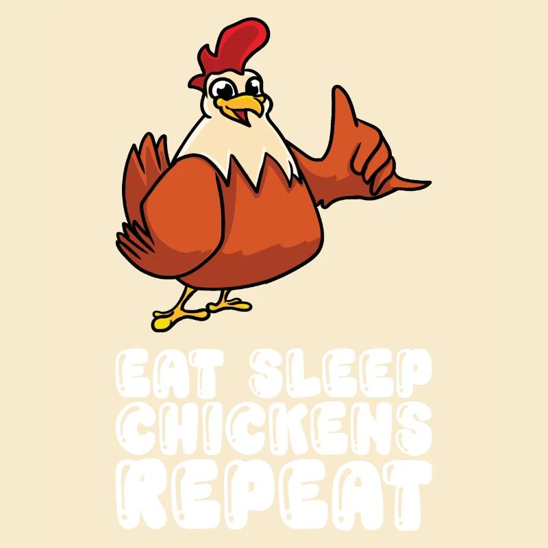 Mangez des poulets endormis Répéter