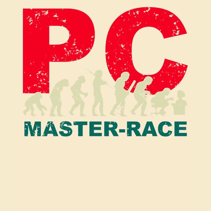 PC Master-race Funny Evolution Graphics pour les joueurs