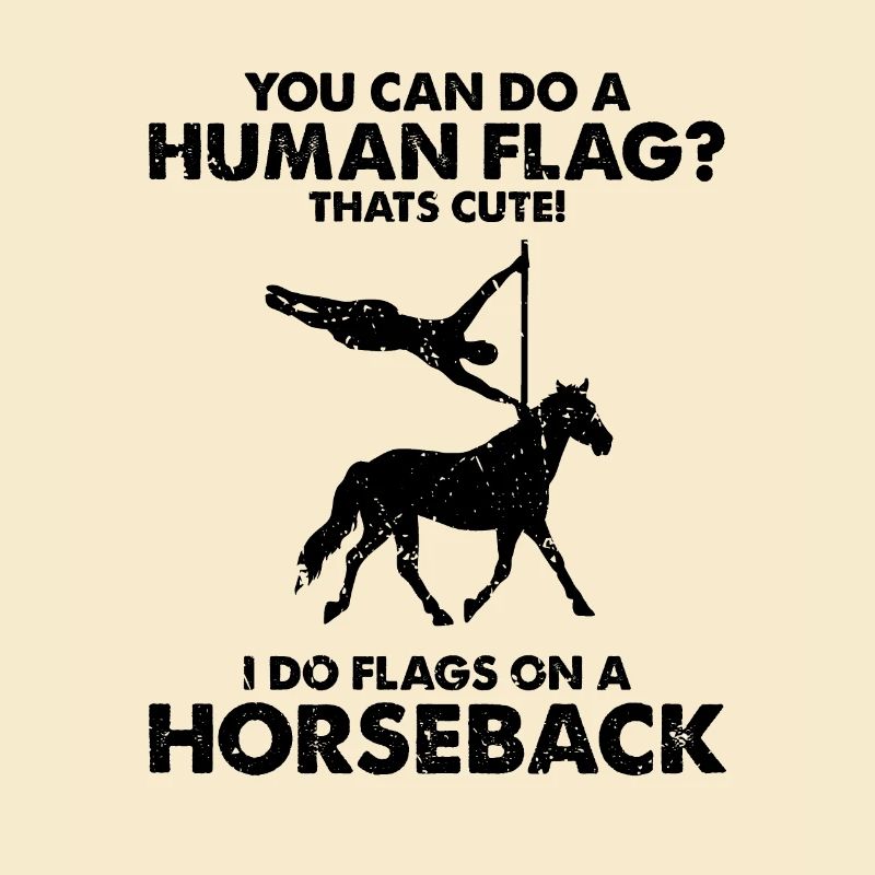 Vaulting Acrobatics Design and Equestrian Horse
