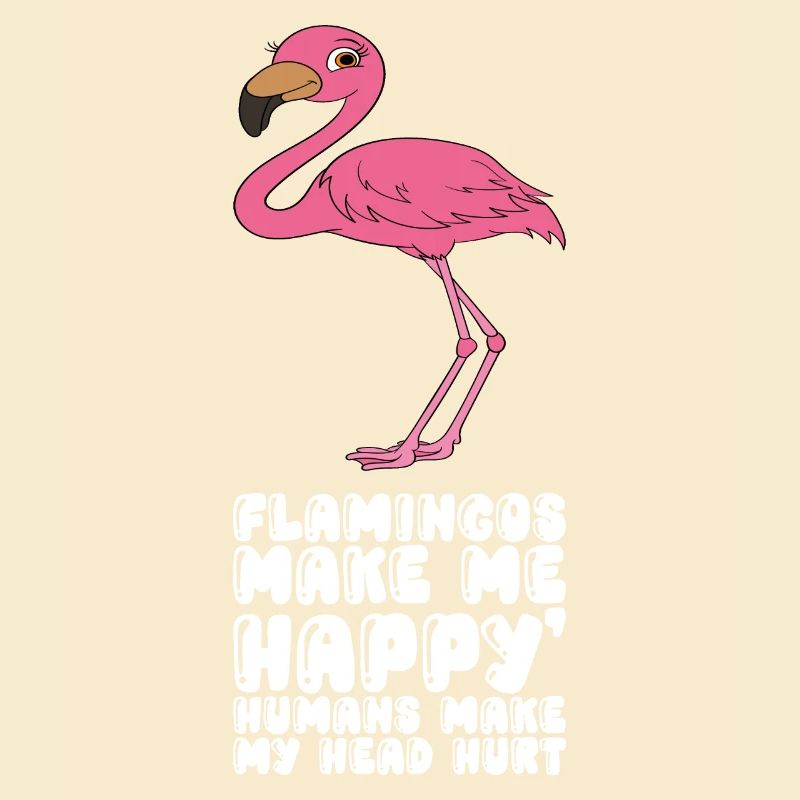 Funny flamingo graphics