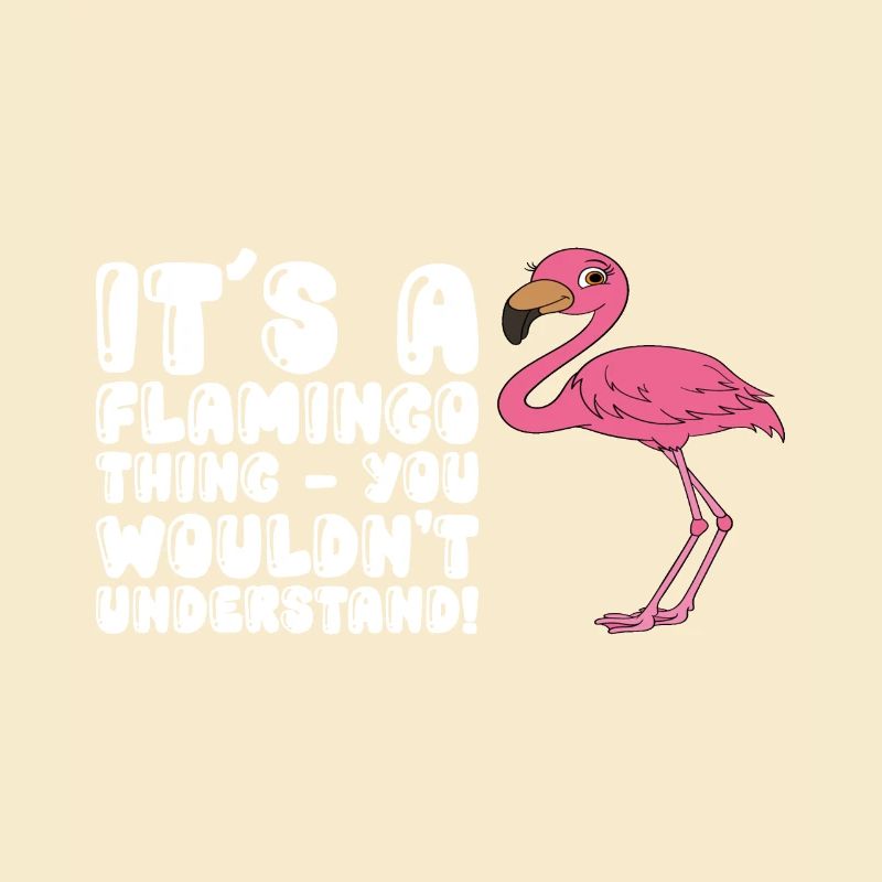 Funny flamingo graphics