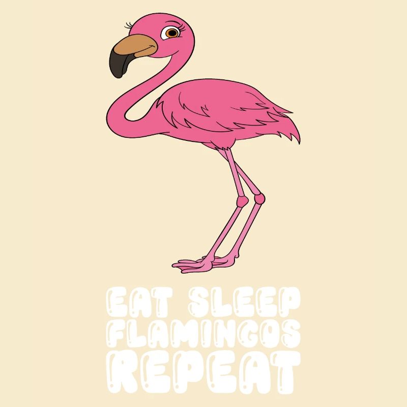 Funny flamingo graphics