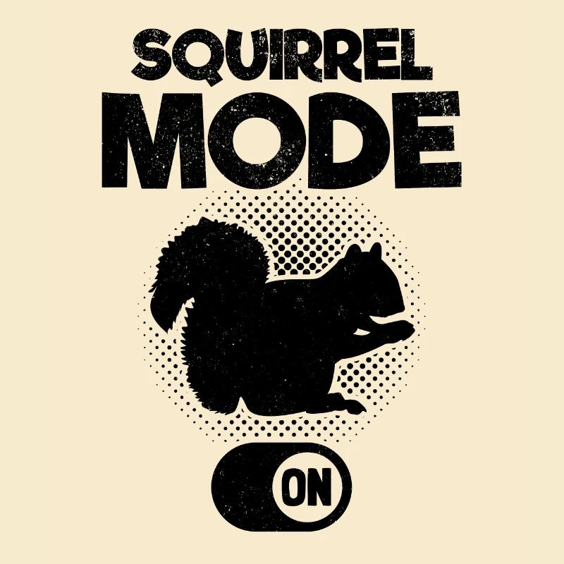 Lustiger Eichhörnchen-Modus auf