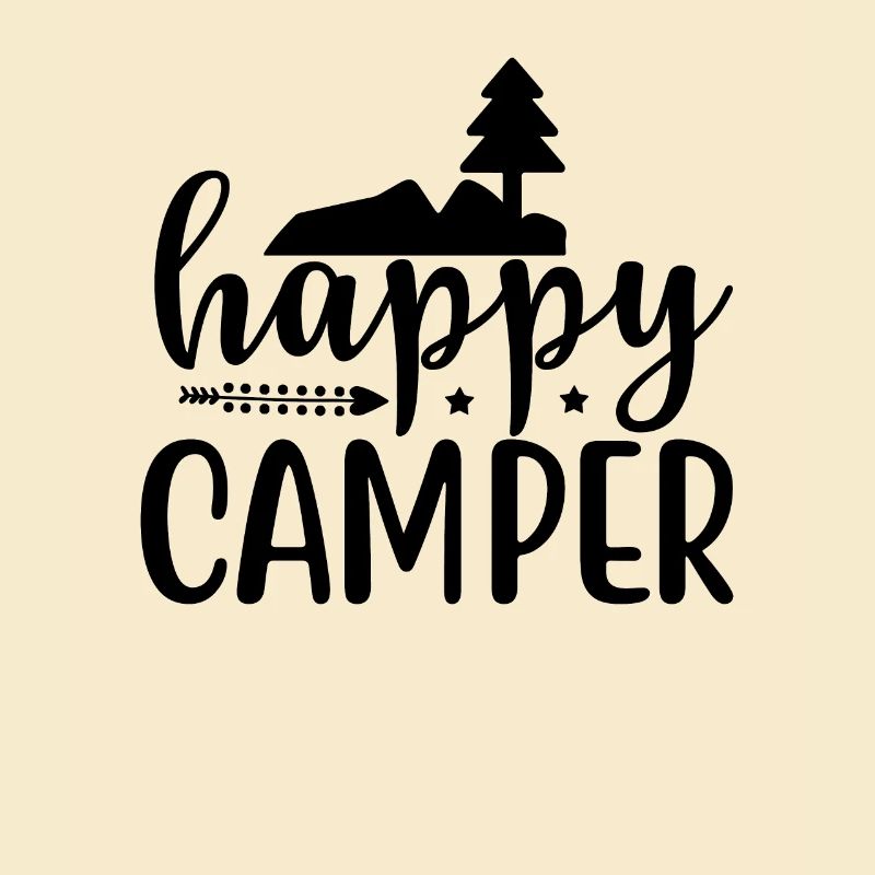 Glückliche Camper Wandershirt