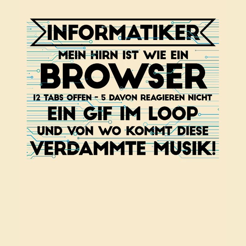 Informatiker Informatik Programmierer Nerd Geek