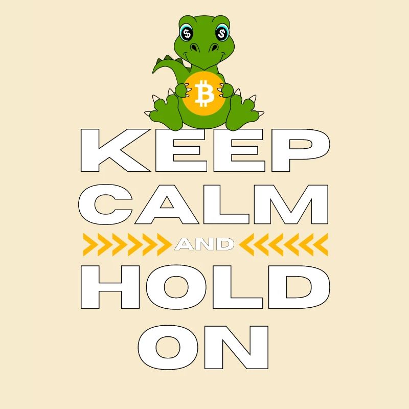 Keep Calm and Hold On Bitcoin