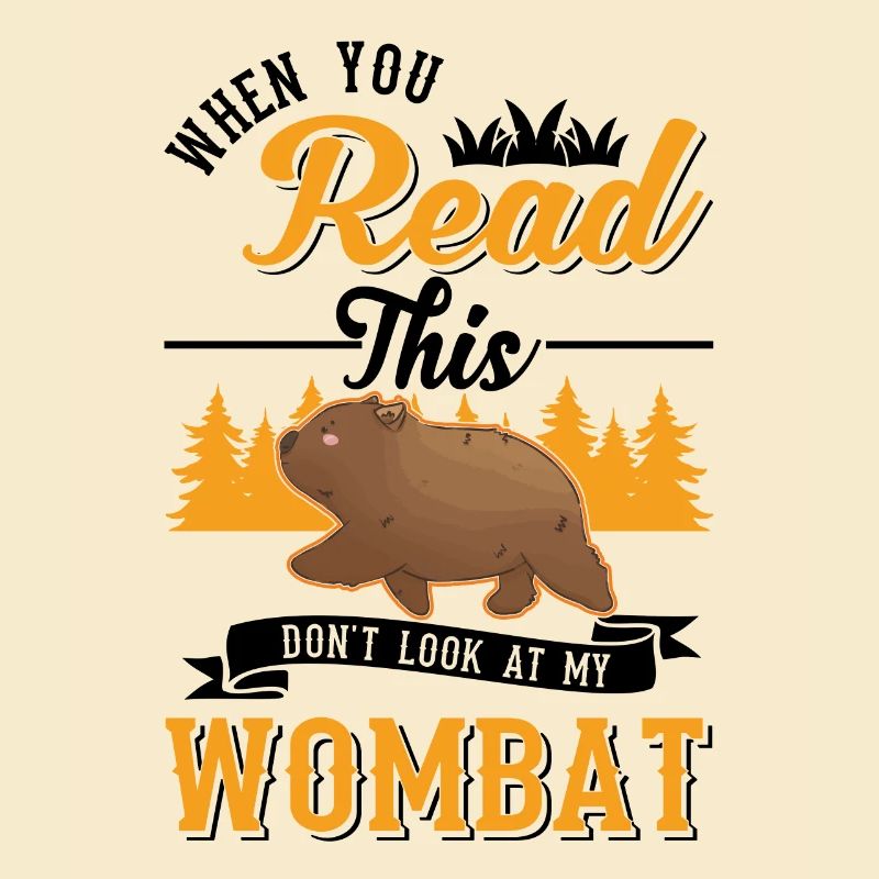 Australischer Wombat Geschenk