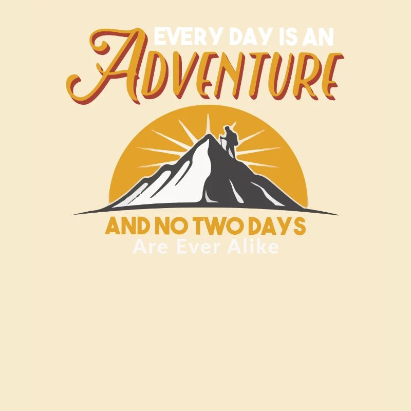 Jeder Tag ist ein Abenteuer Wandershirt