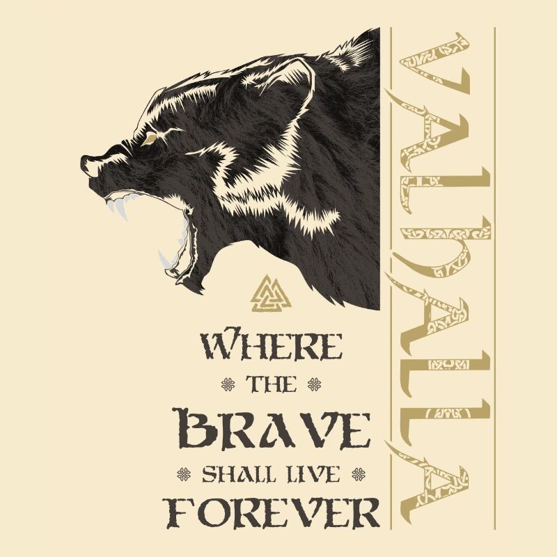 Valhalla Viking Bear Grizzly Bear Wotan Knots