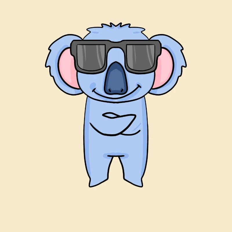 Koala avec lunettes de soleil