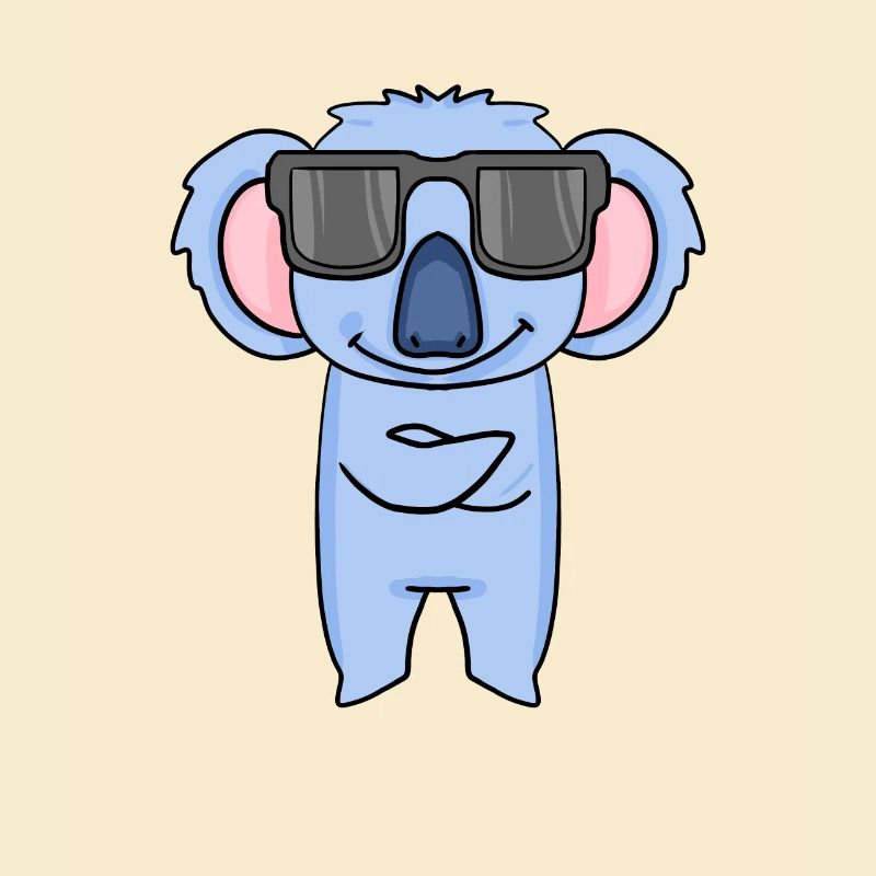 Koala mit Sonnenbrille