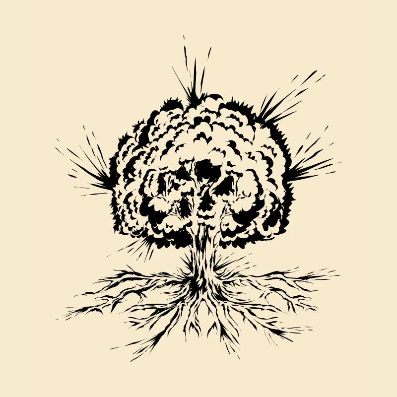 Baum mit Wurzeln