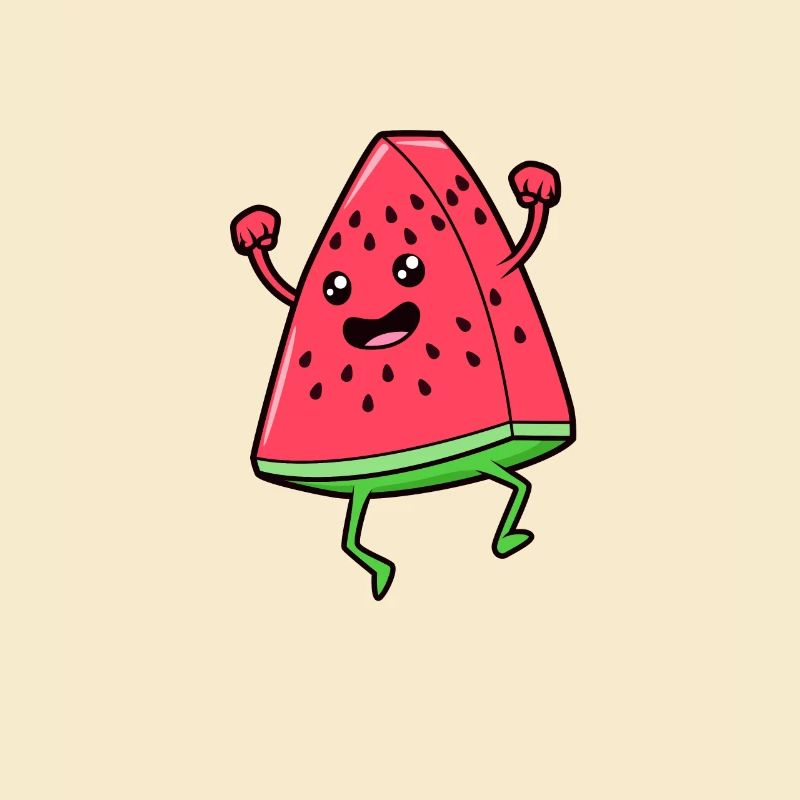 Kawaii Comic Pastèque