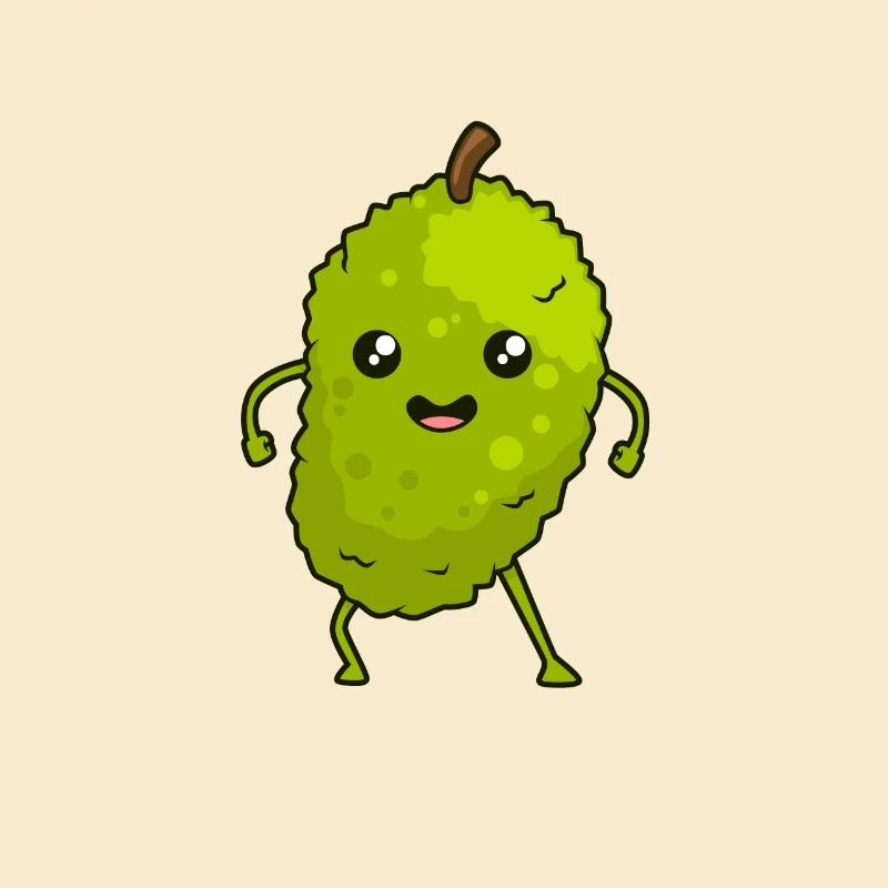 Kawaii Comic Jackfrucht
