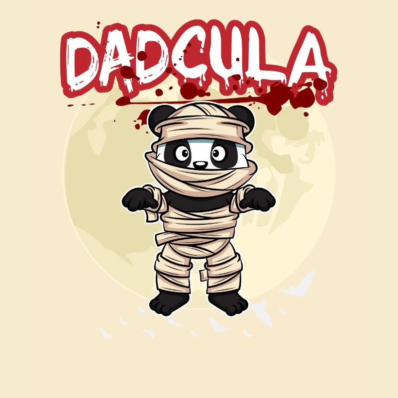 Dadcula Dracula Vampire Dad Funny Halloween Party