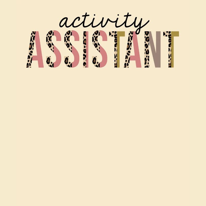 Activity Assistant Leopard Print Funny