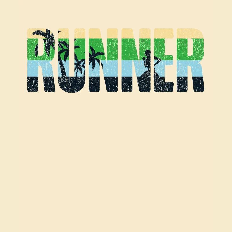 Running Runner Semi-Marathon Rétro